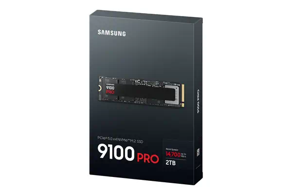 Samsung 9100 PRO PCIe® 5.0 NVMe™ M.2 SSD Samsung - visuel 1 - hello RSE - Donner vie aux innovations