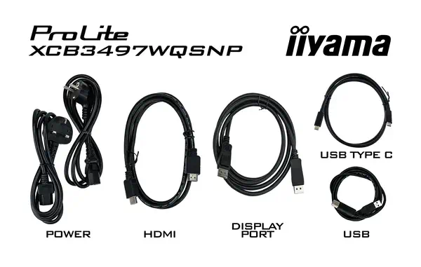 iiyama ProLite XCB3497WQSNP-B1 écran plat de PC 86,4 cm (34") 3440 x 1440 pixels UltraWide Quad HD L - Ecran Ordinateur - visuel 1