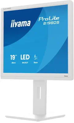 iiyama ProLite B1980S-W1 écran plat de PC 48,3 cm (19") 1280 x 1024 pixels SVGA LED Blanc - Ecran Ordinateur - visuel 8