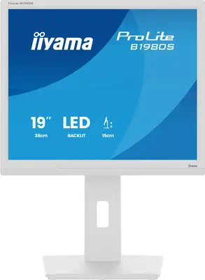 iiyama ProLite B1980S-W1 écran plat de PC 48,3 cm (19") 1280 x 1024 pixels SVGA LED Blanc - Ecran Ordinateur - visuel 5