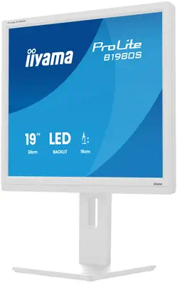 iiyama ProLite B1980S-W1 écran plat de PC 48,3 cm (19") 1280 x 1024 pixels SVGA LED Blanc - Ecran Ordinateur - visuel 7