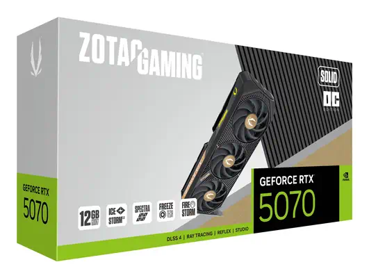 GAMING GeForce RTX 5070 SOLID OC - Zotac - Carte graphique - visuel 7