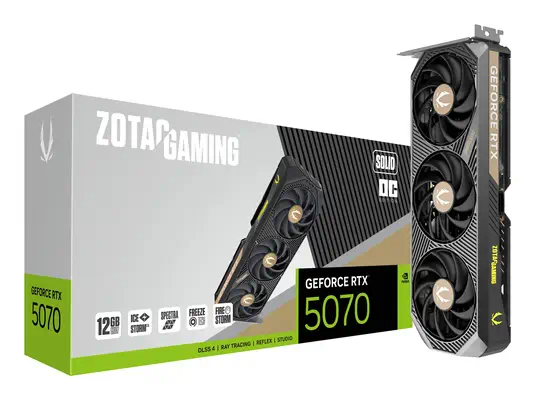 GAMING GeForce RTX 5070 SOLID OC - Zotac - Carte graphique - visuel 8