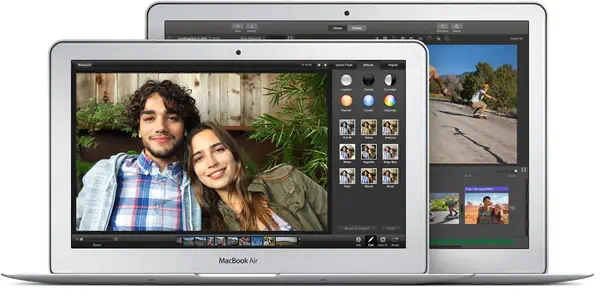 MacBook Air 13'' i5 1,6 GHz 8Go 128Go SSD 2015 Coque Blanche - Grade Reconditionné en France Bon éta - Apple - PC Portable reconditionné - visuel 4