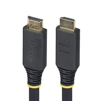 Câble HDMI Haut Débit Actif de 15m, 4K 60Hz/1440p 144Hz, HDR10/HDCP 2.2/ARC, 18Gbps, Cordon HDMI, UH - StarTech - Support Fixe & Mobile - visuel 1