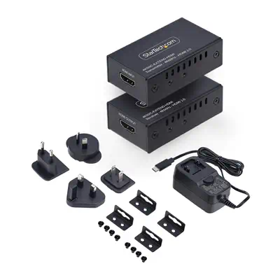 StarTech.com 4K50IC-EXTEND-HDMI extension audio/video Émetteur et récepteur AV Noir - Support Fixe & Mobile - visuel 8