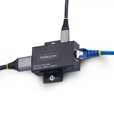StarTech.com 4K50IC-EXTEND-HDMI extension audio/video Émetteur et récepteur AV Noir - Support Fixe & Mobile - visuel 6