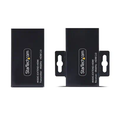 StarTech.com 4K50IC-EXTEND-HDMI extension audio/video Émetteur et récepteur AV Noir - Support Fixe & Mobile - visuel 3