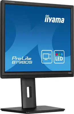 iiyama ProLite B1980S-B1 écran plat de PC 48,3 cm (19") 1280 x 1024 pixels VGA LED Noir - Ecran Ordinateur - visuel 2