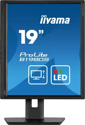 iiyama ProLite B1980S-B1 écran plat de PC 48,3 cm (19") 1280 x 1024 pixels VGA LED Noir - Ecran Ordinateur - visuel 3