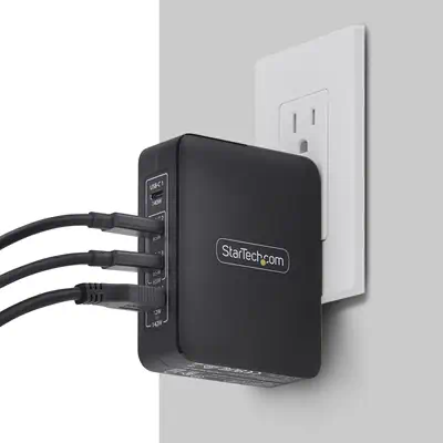 Chargeur Mural USB-C 140W, 3x USB-C/1x USB-A, Adaptateur d'Alimentation Power Delivery 3.1 Internati - StarTech - Chargeur et alimentation - visuel 6