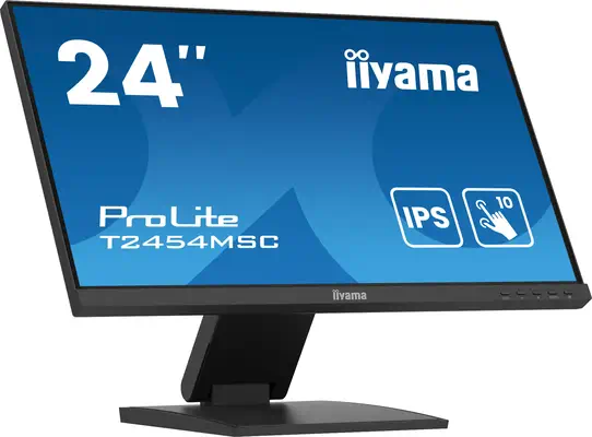 iiyama ProLite T2454MSC-B2AG écran plat de PC 60,5 cm (23.8") 1920 x 1080 pixels Full HD LED Écran t - Ecran Ordinateur - visuel 2