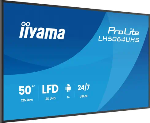 iiyama LH5564UHS-B1AG Écran d'affichage dynamique Écran plat de signalisation numérique 139,7 cm (55 - Ecran Numérique Interactif - visuel 3
