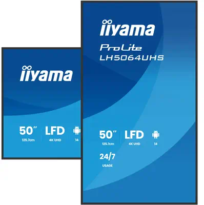 iiyama LH5564UHS-B1AG Écran d'affichage dynamique Écran plat de signalisation numérique 139,7 cm (55 - Ecran Numérique Interactif - visuel 4