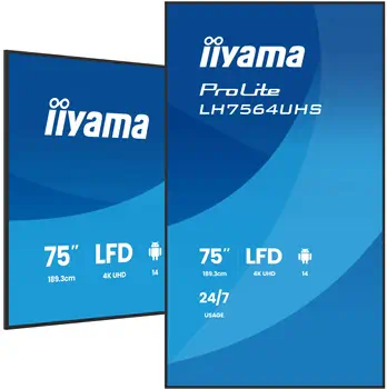 Offre Ecran Numérique Interactif iiyama LH7564UHS-B1AG