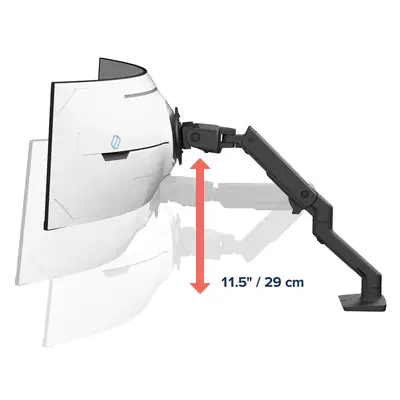 HX ARM WITH VERY HEAVY DUTY PIVOT DESK - Ergotron - Support Fixe & Mobile - visuel 5