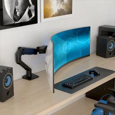 HX ARM WITH VERY HEAVY DUTY PIVOT DESK - Ergotron - Support Fixe & Mobile - visuel 3