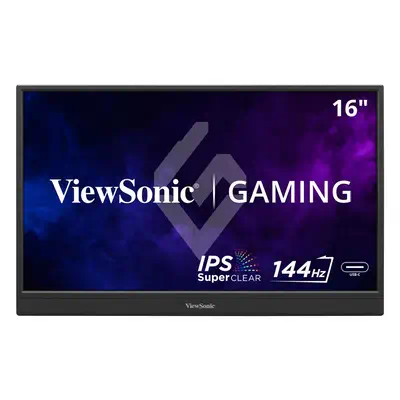 Viewsonic VX1654 téléviseur et moniteur portables Moniteur portable Noir 39,6 cm (15.6") LED 1920 x  - Ecran Ordinateur - visuel 1