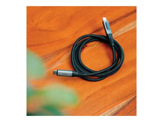 VERBATIM SYNC & CHARGE USB C TO USB C 100W DISPLAY 120 CM WCF (P) - Verbatim - Câble USB - visuel 2