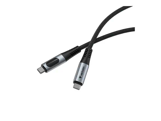 VERBATIM SYNC & CHARGE USB C TO USB C 100W DISPLAY 120 CM WCF (P) - Verbatim - Câble USB - visuel 4
