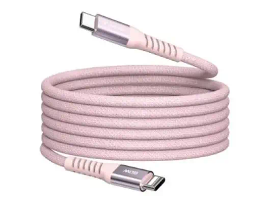 VERBATIM SYNC & CHARGE USB-C TO USB-C 60W MAGNETIC 120 CM - PINK WCF (P) - Verbatim - Câble USB - visuel 5