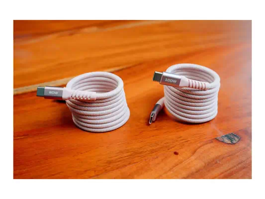 VERBATIM SYNC & CHARGE USB-C TO USB-C 60W MAGNETIC 120 CM - PINK WCF (P) - Verbatim - Câble USB - visuel 6