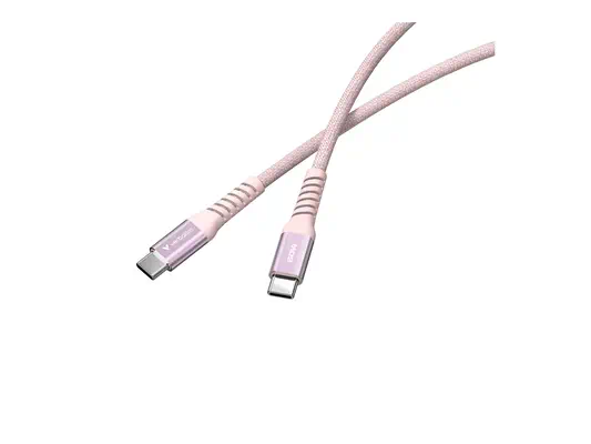 VERBATIM SYNC & CHARGE USB-C TO USB-C 60W MAGNETIC 120 CM - PINK WCF (P) - Verbatim - Câble USB - visuel 4