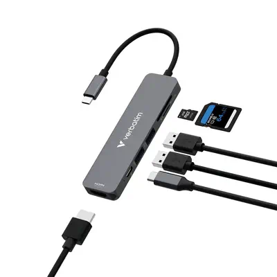 Verbatim Hub multiports USB-C Essentials - Station d'accueil pour portable - visuel 2