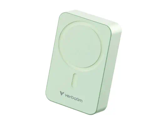 VERBATIM CHARGE N GO ESSENTIALS POWER BANK MAGNETIC WIRELESS 20000MAH GREEN WCF (P) - Verbatim - Câble USB - visuel 3