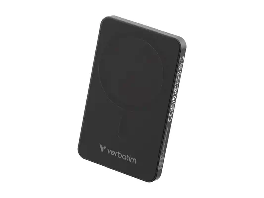 VERBATIM CHARGE N GO ESSENTIALS POWER BANK MAGNETIC WIRELESS 5000MAH BLACK WCF (P) - Verbatim - Câble USB - visuel 6