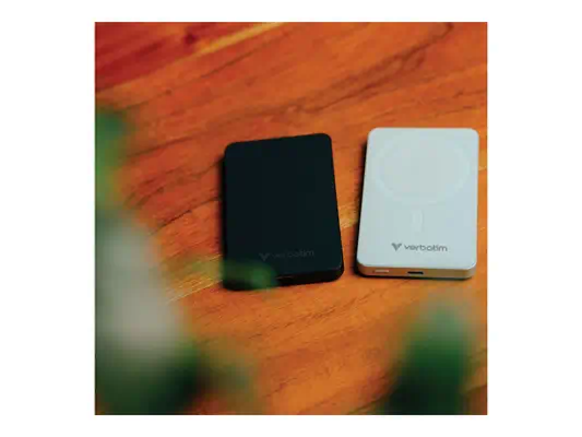 VERBATIM CHARGE N GO ESSENTIALS POWER BANK MAGNETIC WIRELESS 5000MAH BLACK WCF (P) - Verbatim - Câble USB - visuel 7