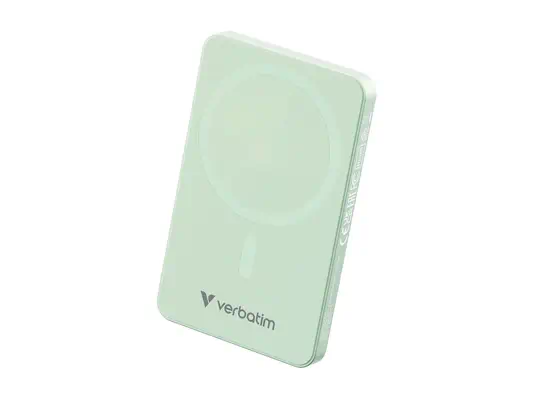 VERBATIM CHARGE N GO ESSENTIALS POWER BANK MAGNETIC WIRELESS 5000MAH GREEN WCF (P) - Verbatim - Câble USB - visuel 7
