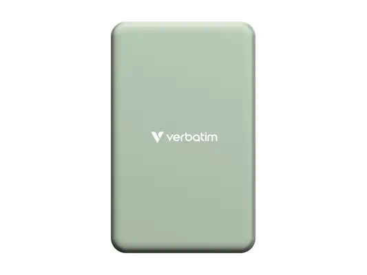VERBATIM CHARGE N GO ESSENTIALS POWER BANK MAGNETIC WIRELESS 5000MAH GREEN WCF (P) - Verbatim - Câble USB - visuel 5