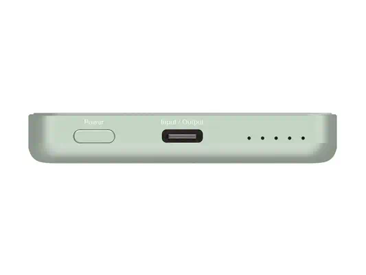 VERBATIM CHARGE N GO ESSENTIALS POWER BANK MAGNETIC WIRELESS 5000MAH GREEN WCF (P) - Verbatim - Câble USB - visuel 6