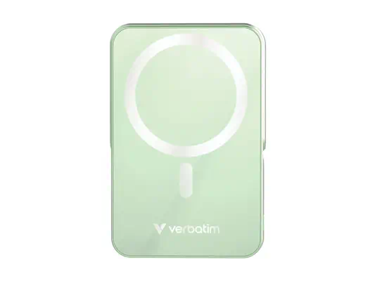 VERBATIM CHARGE N GO POWER BANK WITH STAND MAGNETIC WIRELESS 10000MAH - GREEN WCF (P) - Verbatim - Câble USB - visuel 6