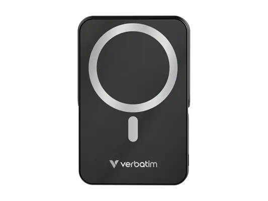 VERBATIM CHARGE N GO POWER BANK WITH STAND MAGNETIC WIRELESS 10000MAH - BLACK WCF (P) - Verbatim - Câble USB - visuel 7