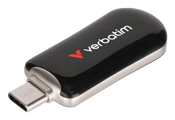 Verbatim 30224 lecteur USB flash 64 Go USB Type-C 3.2 Gen 1 (3.1 Gen 1) Noir - Disque dur SSD - visuel 2