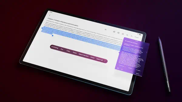 Lenovo Yoga Tab Plus Qualcomm Snapdragon 256 Go Lenovo - visuel 1 - hello RSE - Un horizon de possibilités illimité avec les interactions intelligentes