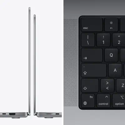 MacBook Pro 16'' M1 Pro (CPU 10 / GPU 16) 16Go 1To SSD 2021 Argent - Grade Reconditionné en France B - Apple - PC Portable reconditionné - visuel 7