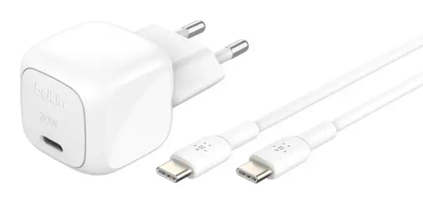 Belkin WCA008kq1MWH-B6 Ordinateur portable, Smartphone, Tablette Blanc Secteur Charge rapide Intérie - Chargeur et alimentation - visuel 1