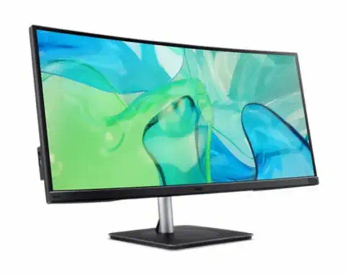Acer CB343CUR écran plat de PC 86,4 cm (34") 3440 x 1440 pixels UltraWide Quad HD LED Noir, Argent - Ecran Ordinateur - visuel 2