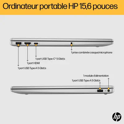 HP Laptop 15-fc0120nf AMD Ryzen™ 7 5825U Ordinateur HP - visuel 1 - hello RSE - Un monstre de productivité, où que vous soyez