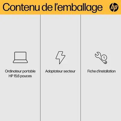 HP 15-fc0120nf AMD Ryzen™ 7 5825U Ordinateur portable HP - visuel 1 - hello RSE - Doubles haut-parleurs