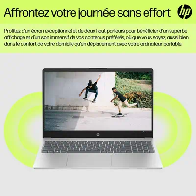 HP Laptop 15-fd0129nf Intel® Core™ i7 i7-1355U 39,6 HP - visuel 1 - hello RSE - Mémoire double canal