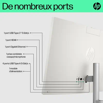 All-in-One 24-cr0081nf PC - HP - Ordinateur tout en un - visuel 1