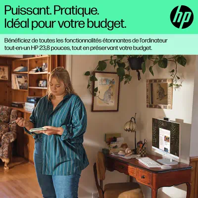 All-in-One 24-cr0081nf PC HP - visuel 1 - hello RSE - Mémoire double canal