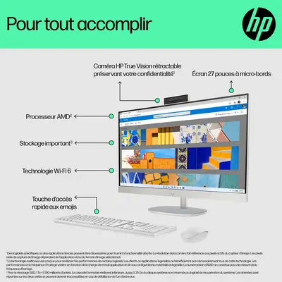 All-in-One 27-cr0061nf PC HP - visuel 1 - hello RSE - Panneau antireflets