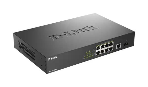 D-Link DGS-1010MP/E commutateur réseau Non-géré L2 Gigabit Ethernet (10/100/1000) Connexion Ethernet - Switchs et Hubs - visuel 2