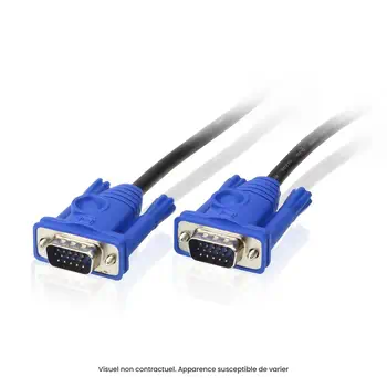 Câble VGA 0,5m (pour moniteur
) - Grade Reconditionné en France Très bon état achat responsable