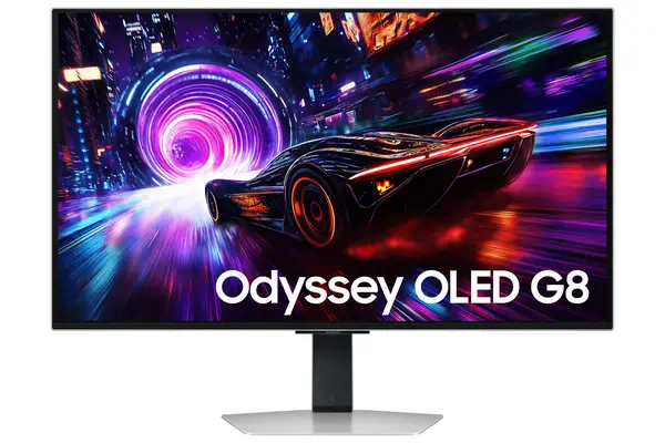 Samsung S32FG816SU écran plat de PC 81,3 cm (32") 3840 x 2160 pixels 4K Ultra HD OLED Argent - Ecran Ordinateur - visuel 1